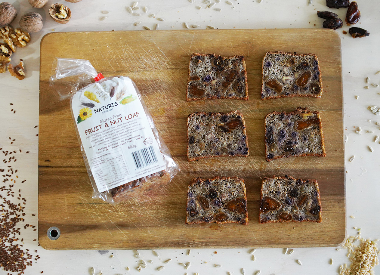 Fruit & Nut Loaf - Gluten Free (80% Organic)