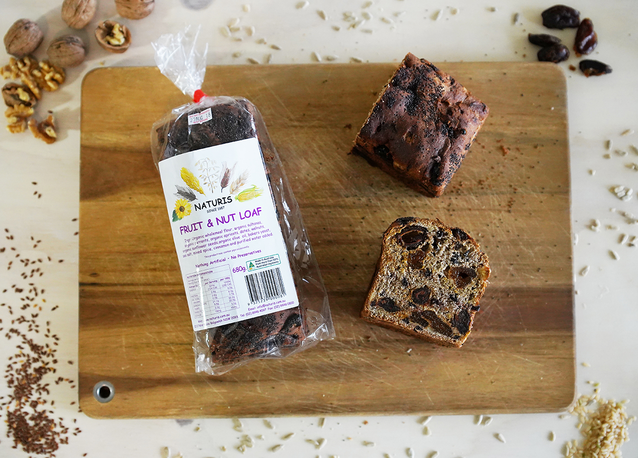 Fruit and Nut Loaf (80% Organic)