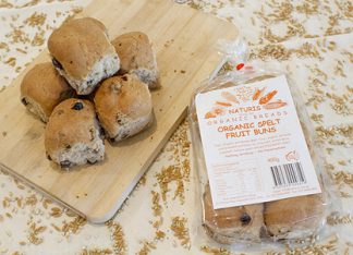 Organic Spelt Fruit Buns