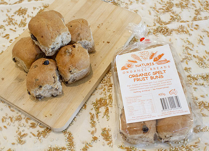 Organic Spelt Fruit Buns